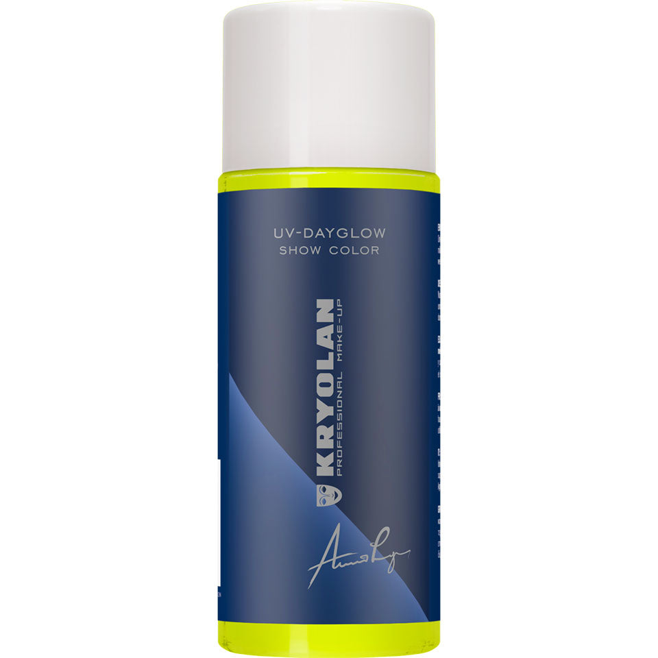 KRYOLAN UV-Dayglow Show Color UV yellow – für Schwarzlicht, 100ml
