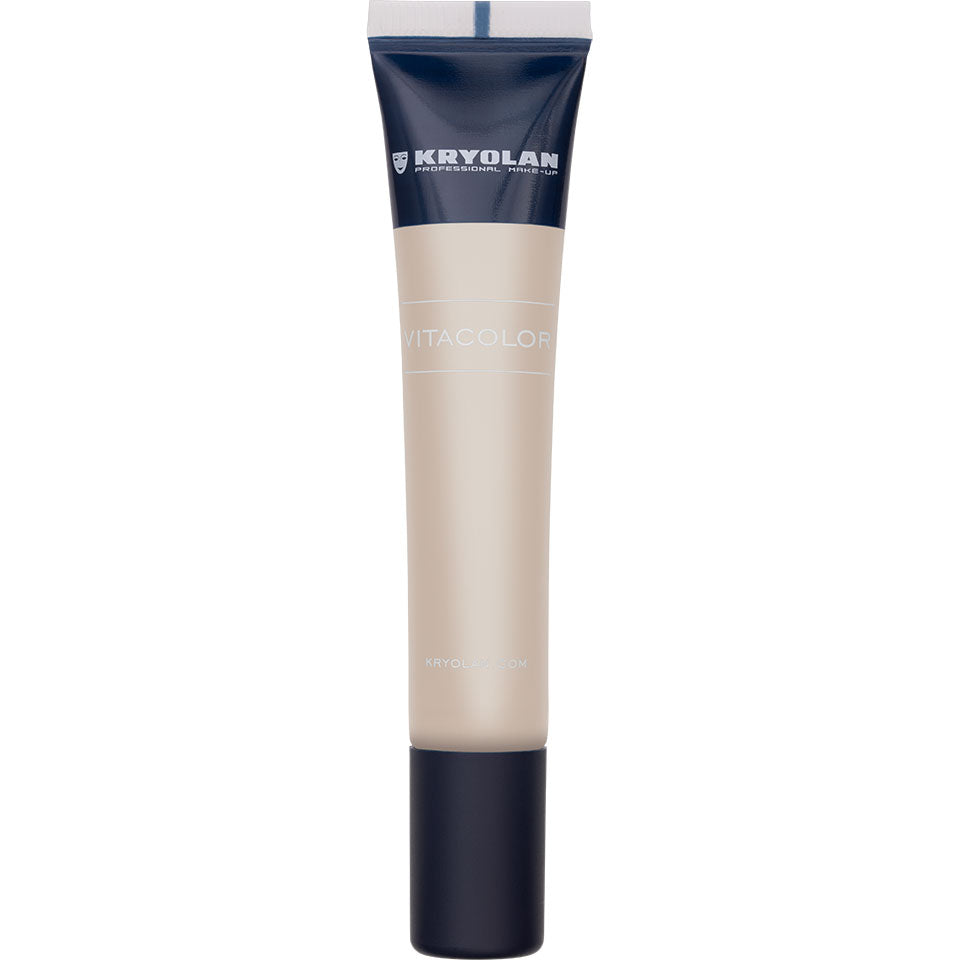 KRYOLAN Vitacolor ivory – Creme-Foundation mit hoher Deckkraft, 20ml, Tube 