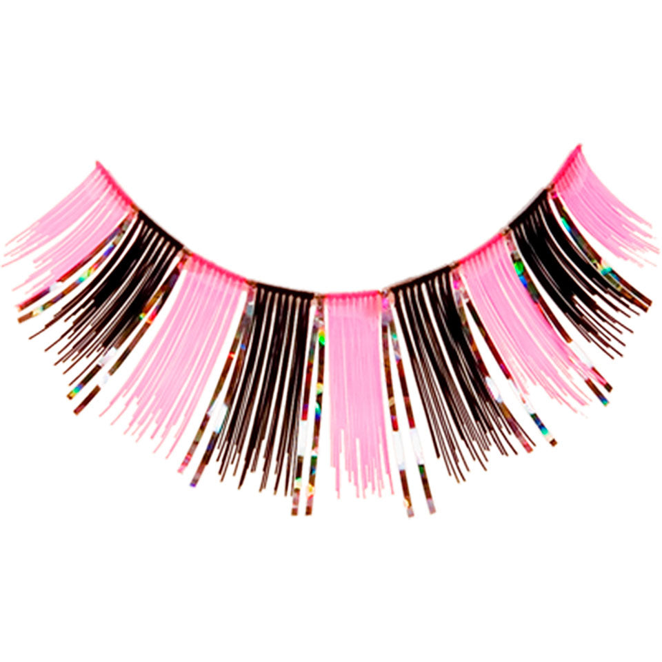 KRYOLAN Wimpern Show Bizz K11 – Neon Doll-Eye mit Glitzer, 1paar