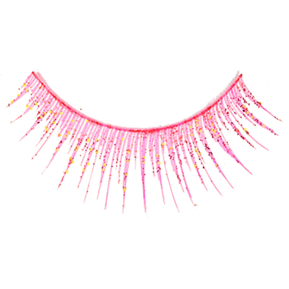 KRYOLAN Wimpern Show Bizz K16 – Pinke Doll-Eye Lashes, 1paar