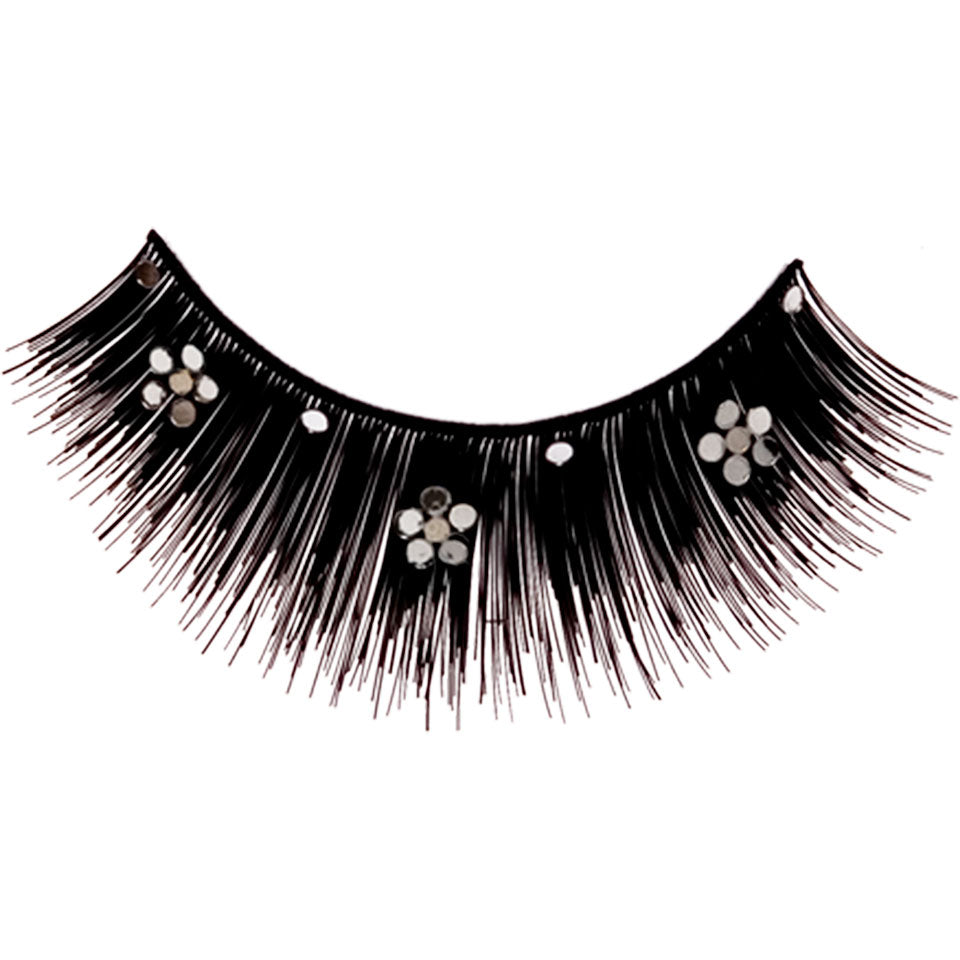 KRYOLAN Wimpern Show Bizz K2 – Volumen Lashes mit Pailletten, 1paar