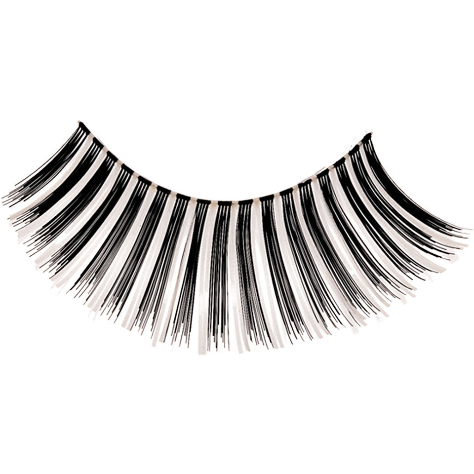 KRYOLAN Wimpern Show Bizz K23 – Schwarz-Weiße Neon Lashes, 1paar