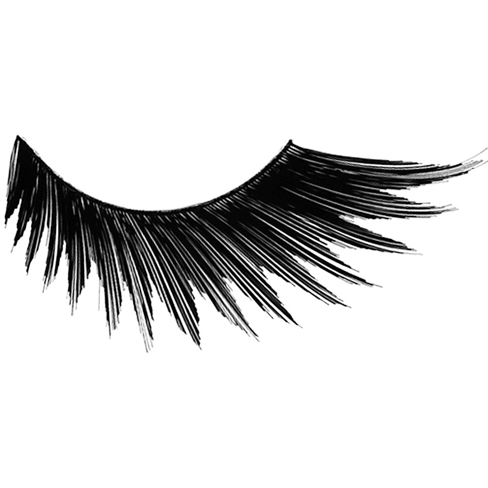 KRYOLAN Wimpern Stargirl S1 – Cat-Eye Doll-Eye Vollwimpern, 1Paar, Wimperband einzeln
