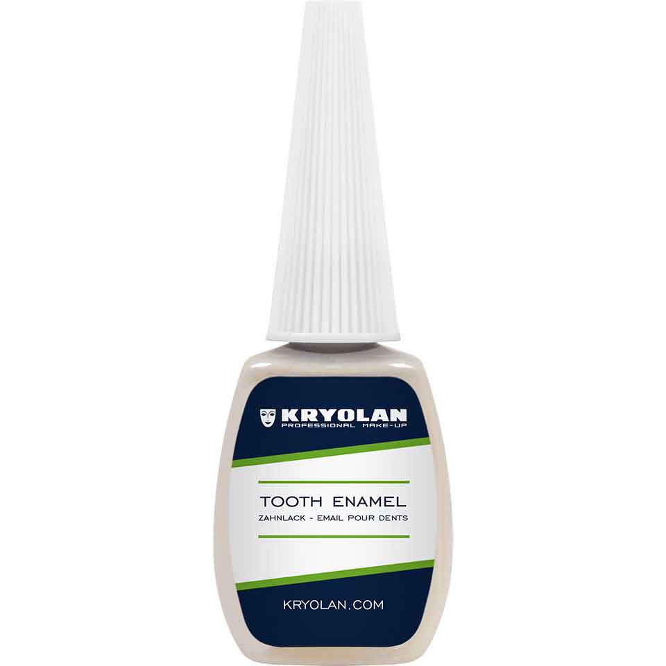KRYOLAN Zahnlack ivory, 12ml, Pinselflasche