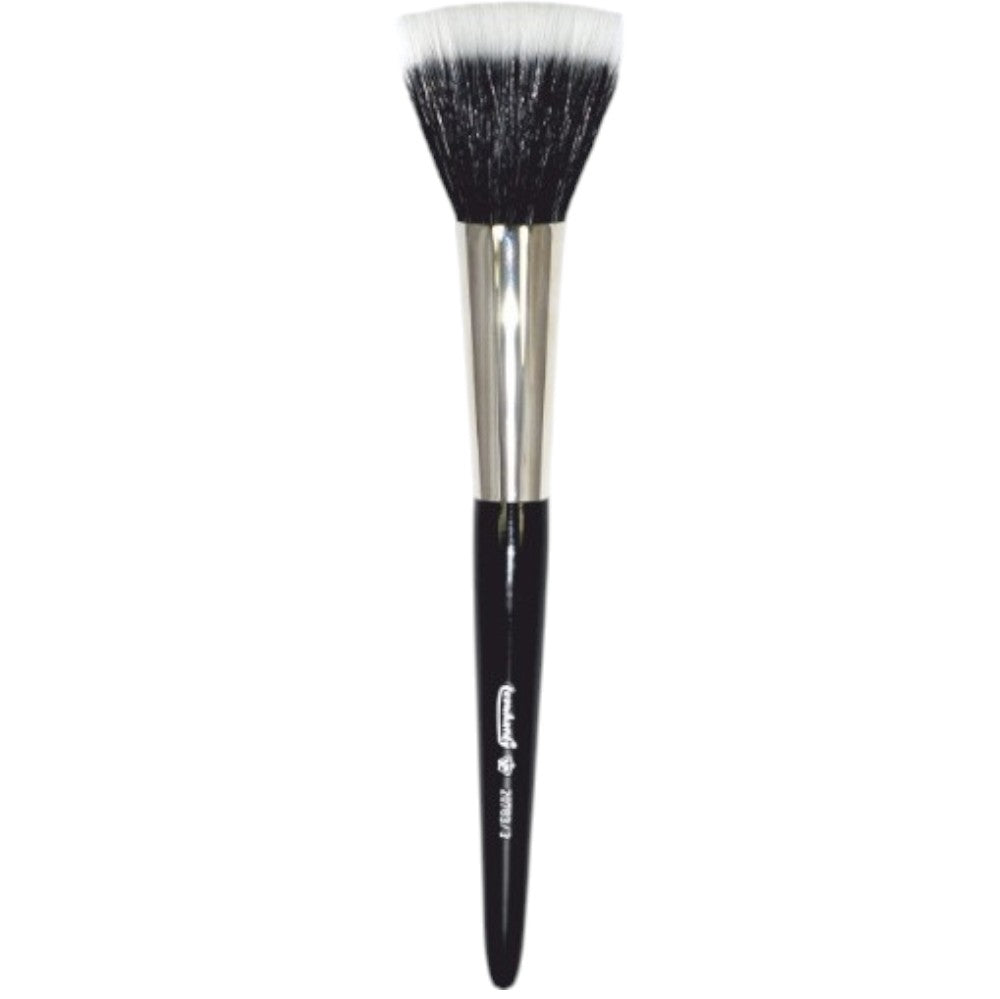LEONHARDY Foundationpinsel zweifarbig –  Ziegenhaar-Synthetik-Mix, 1Stk