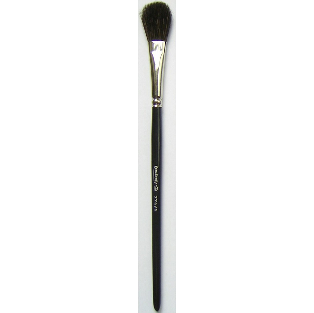 LEONHARDY Rougepinsel flach-oval –  Ziegenhaar , 1Stk, Größe 1