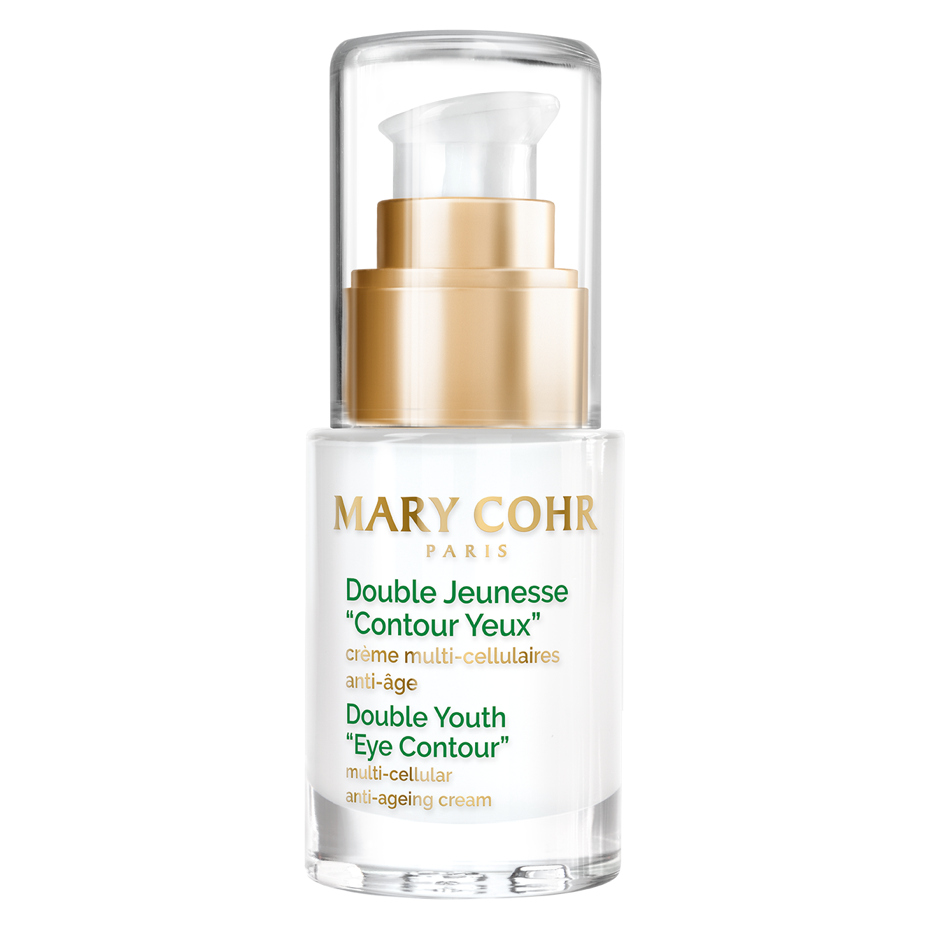 MARY COHR Double Jeunesse Contour Yeux – intensive Augenpflege, 15ml, Pumpspender