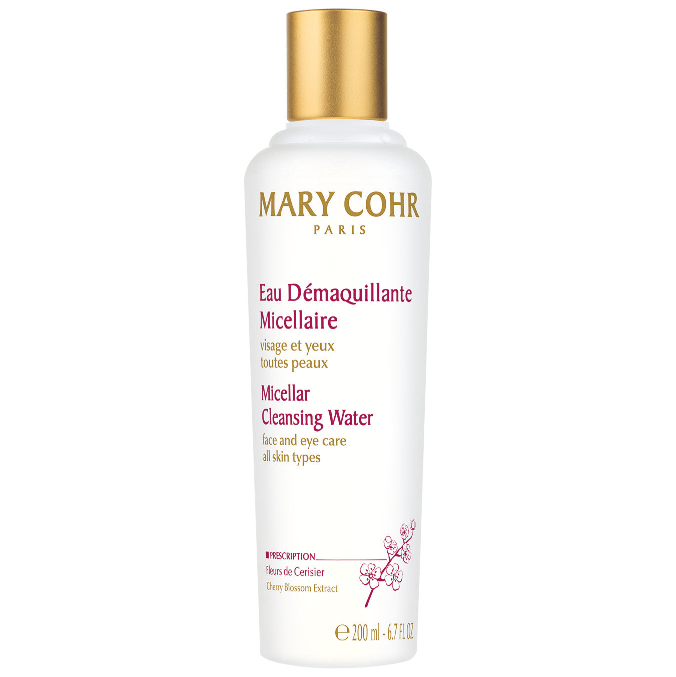 MARY COHR Eau Démaquillante Micellaire Douceur – Sanftes Mizellenwasser, 200ml