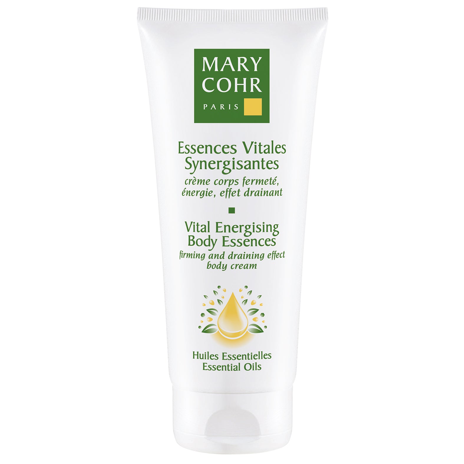 MARY COHR Essences Vitales Synergisantes  – figurunterstützende Körpercreme, 200ml, Tube 