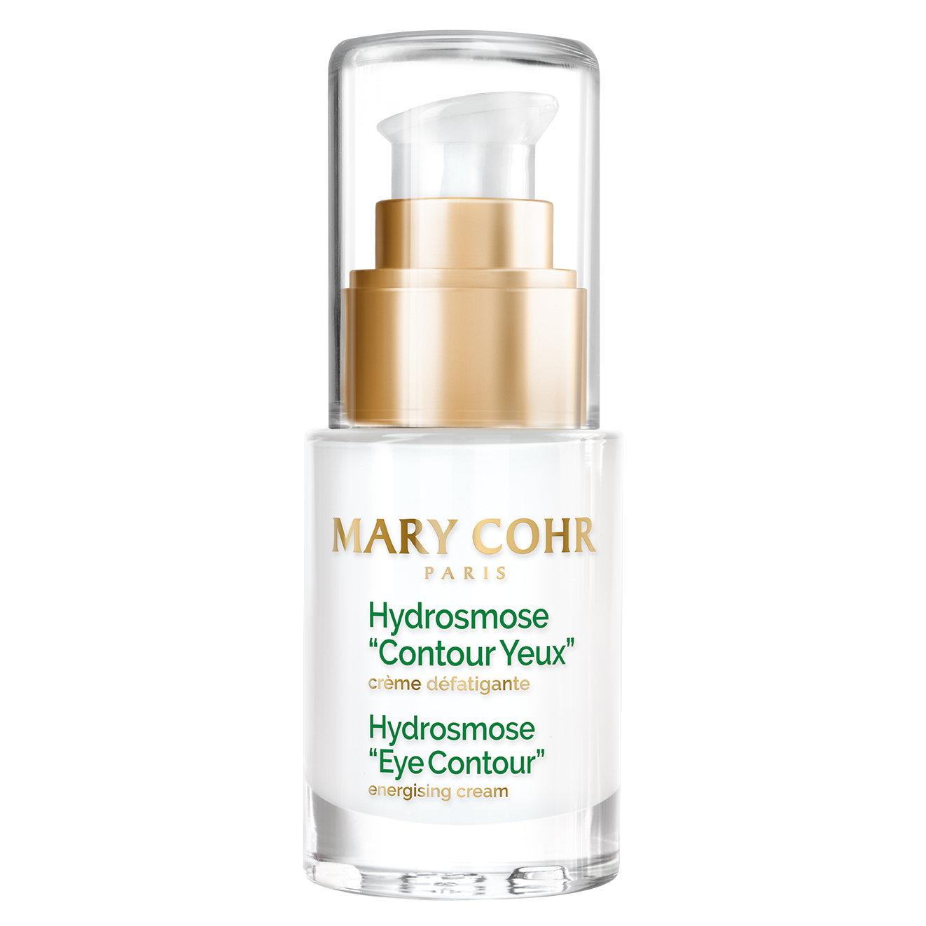 MARY COHR Hydrosmose Contour Yeux  – Sanfte Augenpflege, 15ml, Pumpspender
