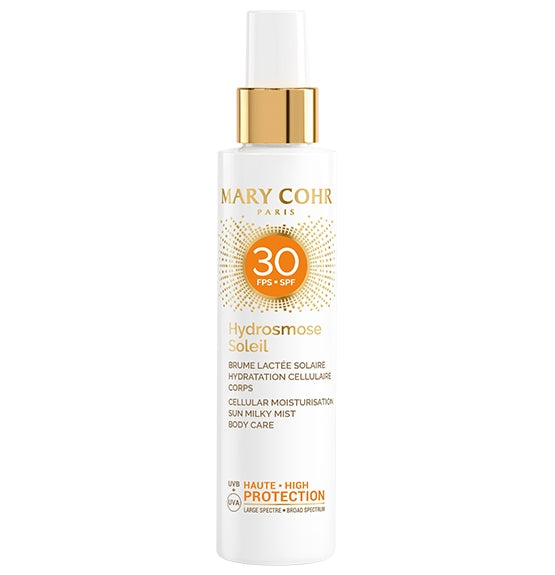 MARY COHR Hydrosmose Soleil Mist SPF 30  – Sonnenschutzspray, 150ml, Pumpspender