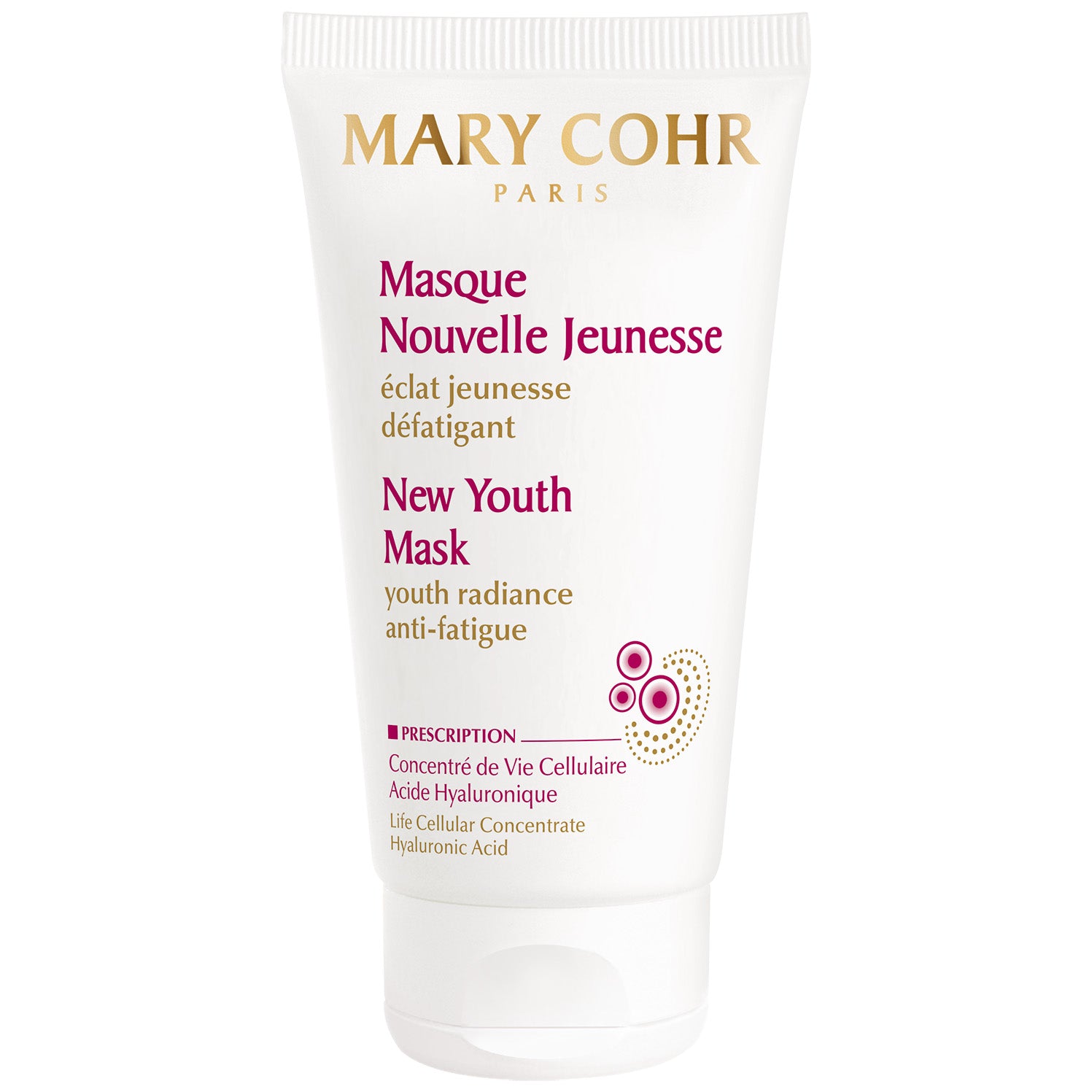 MARY COHR  Masque Nouvelle Jeunesse  – Feuchtigkeitsmaske gegen Trockenheitsfältchen, 50ml, Tube