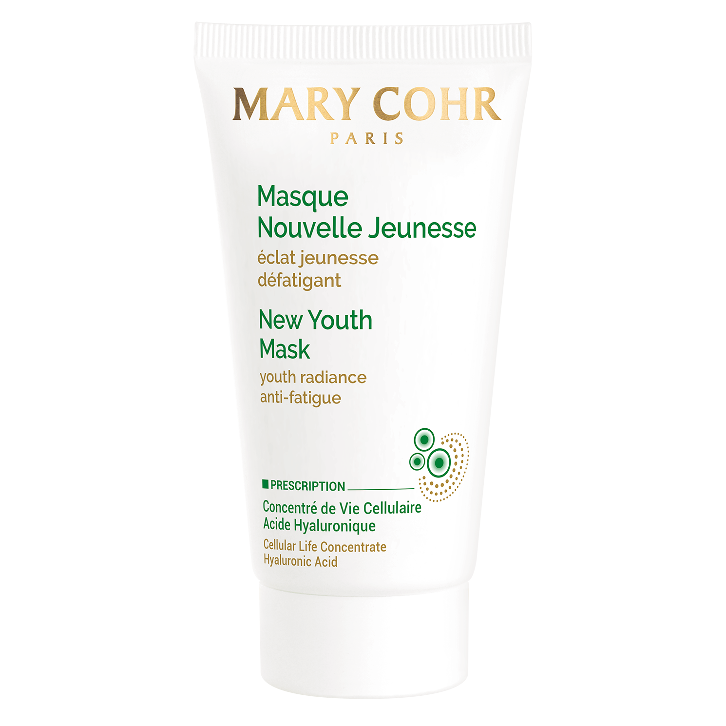 MARY COHR Masque Nouvelle Jeunesse  – Feuchtigkeitsmaske gegen Trockenheitsfältchen, 50ml, Tube