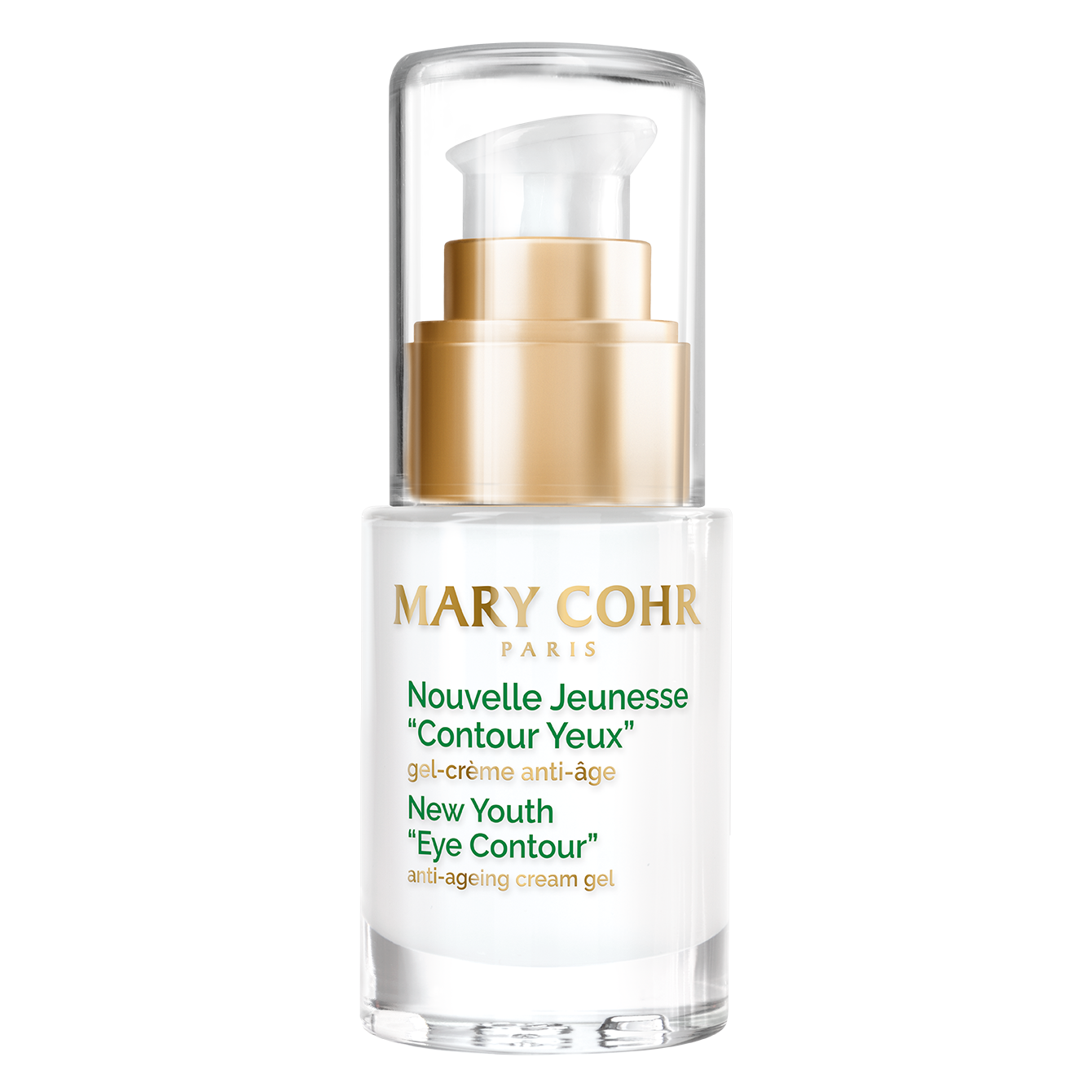 MARY COHR Nouvelle Jeunesse Contour Yeux – Anti-Aging Augenpflege, 15ml, Pumpspender