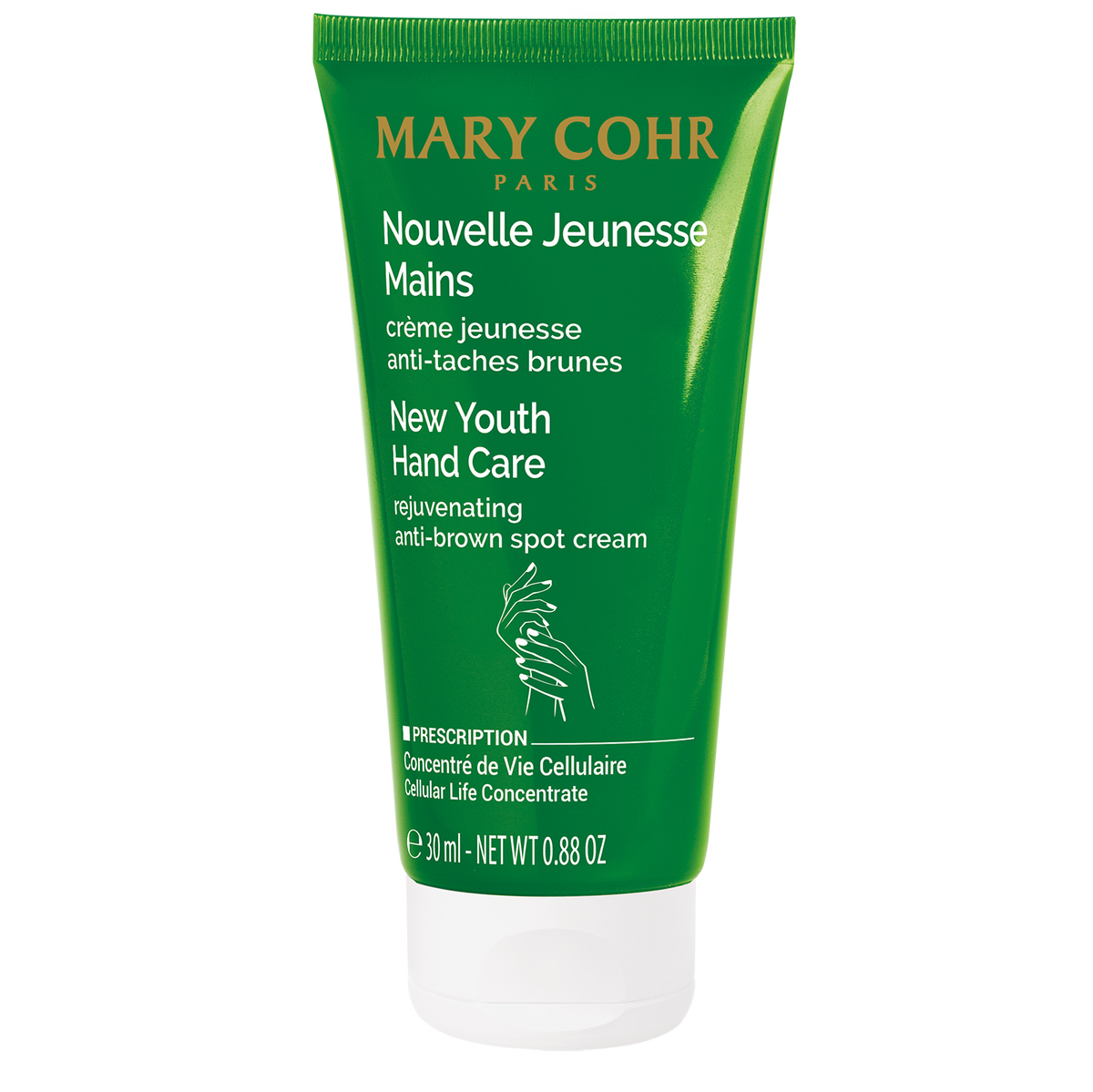 MARY COHR Nouvelle Jeunesse Mains - New Youth Hand Care – Reisegröße, 30ml, Tube