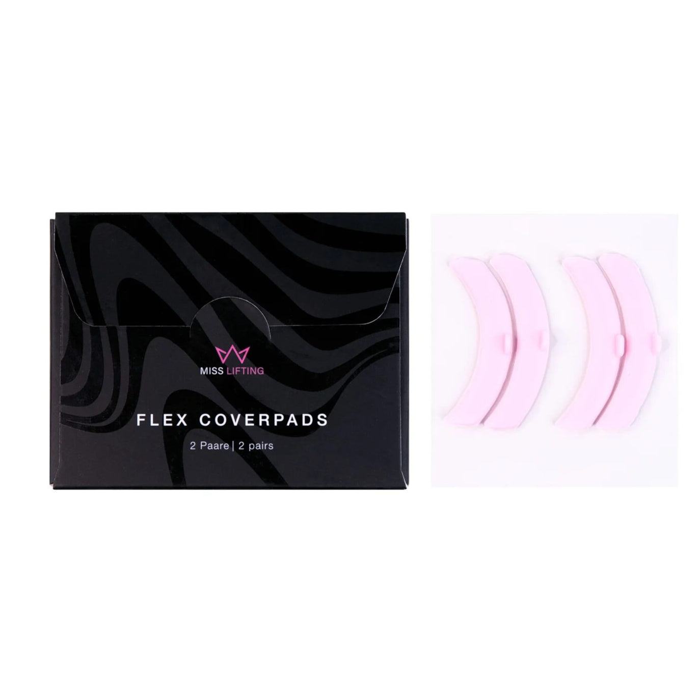 MISS LASHES Flex Coverpads , 2Paar, Pads und Umkarton