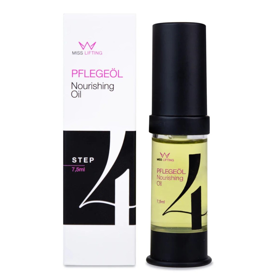 MISS LASHES Lash & Brow Lifting Step 4 Pflegeöl , 7,5ml, Spender und Umkarton