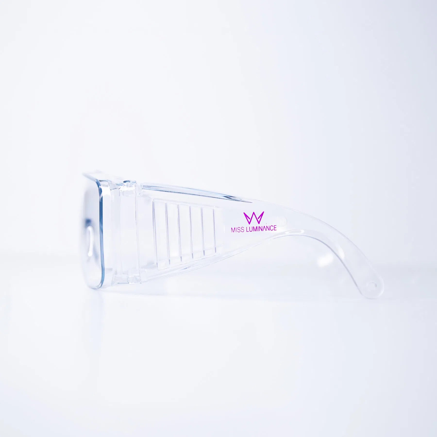 MISS LASHES MISS LUMINANCE UV-Schutzbrille – transparent, 1stk, Brille Seitenansicht