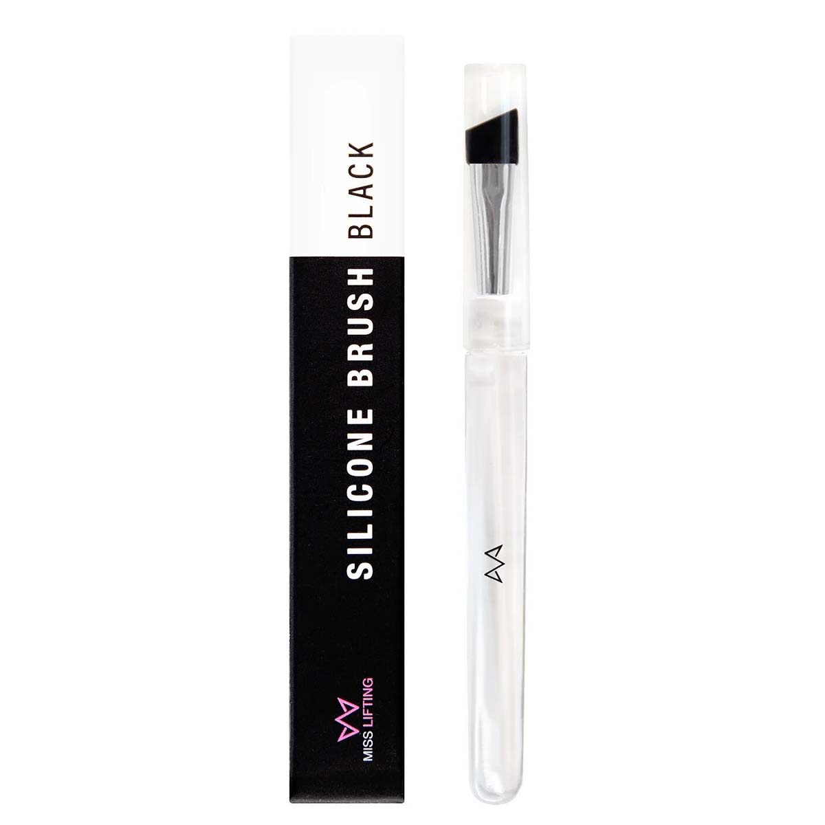 MISS LASHES Silikon Brush – schwarz, 1Stk, Bürste und Umkarton