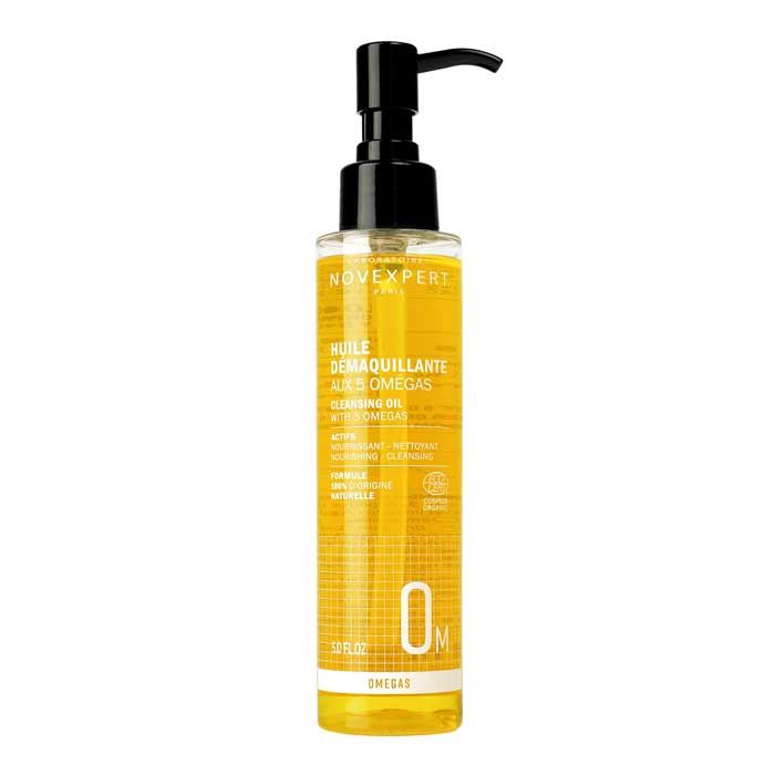 NOVEXPERT Cleansing Oil With 5 Omegas – für sensible Haut, 150ml, Pumpspender