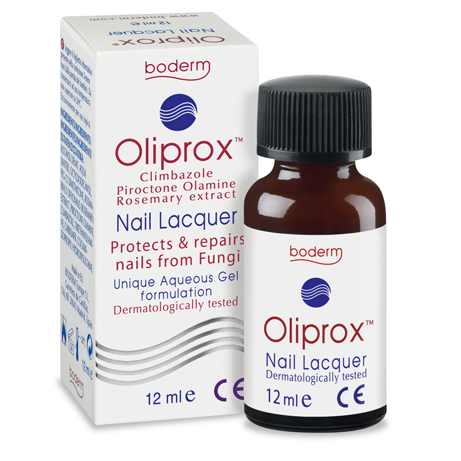 Oliprox Nagellack – pflegende Unterstützung für geschädigte Nägel, 12ml