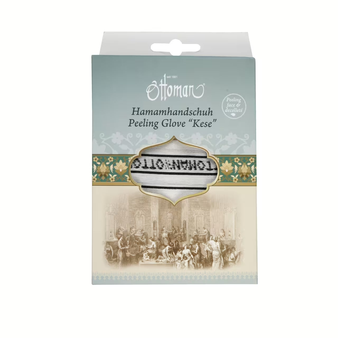 OTTOMAN Peelinghandschuh Kese für Gesicht, 1stk, Umkarton