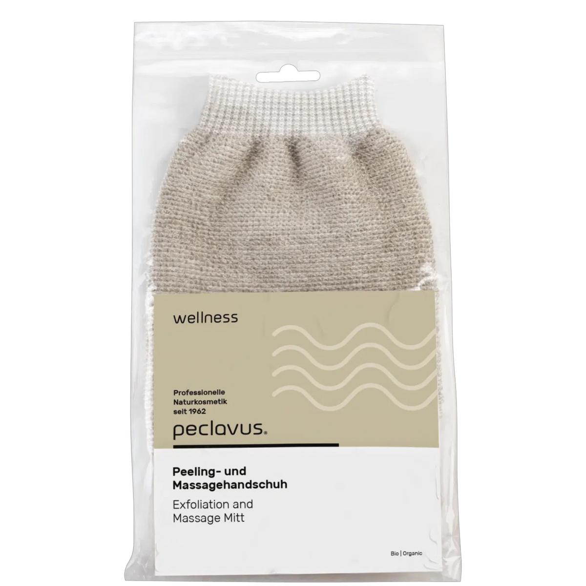 PECLAVUS Peeling- und Massagehandschuh, 1stück, in Verpackung
