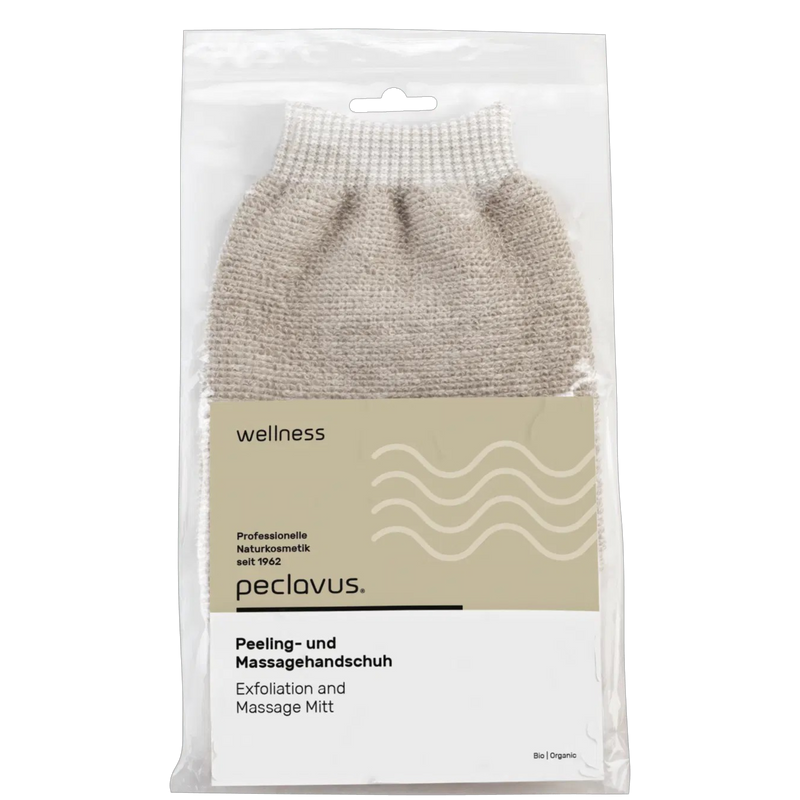 PECLAVUS Peeling- und Massagehandschuh, 1stück, in Verpackung