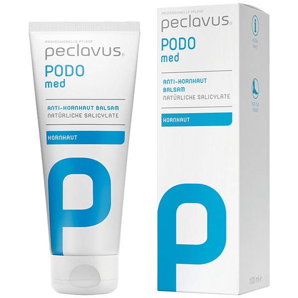 PECLAVUS PODOmed Anti-Hornhaut Balsam, 100ml, Tube und Umkarton