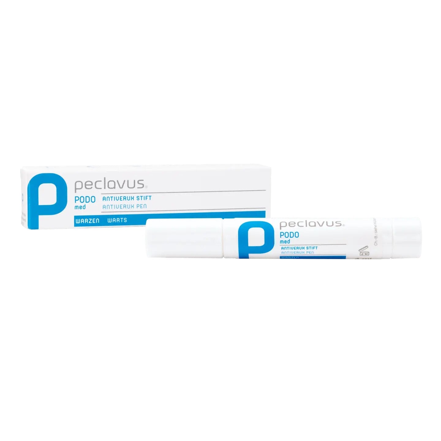 PECLAVUS PODOmed Warzen AntiVERUX Stift, 4ml, Stift und Umkarton