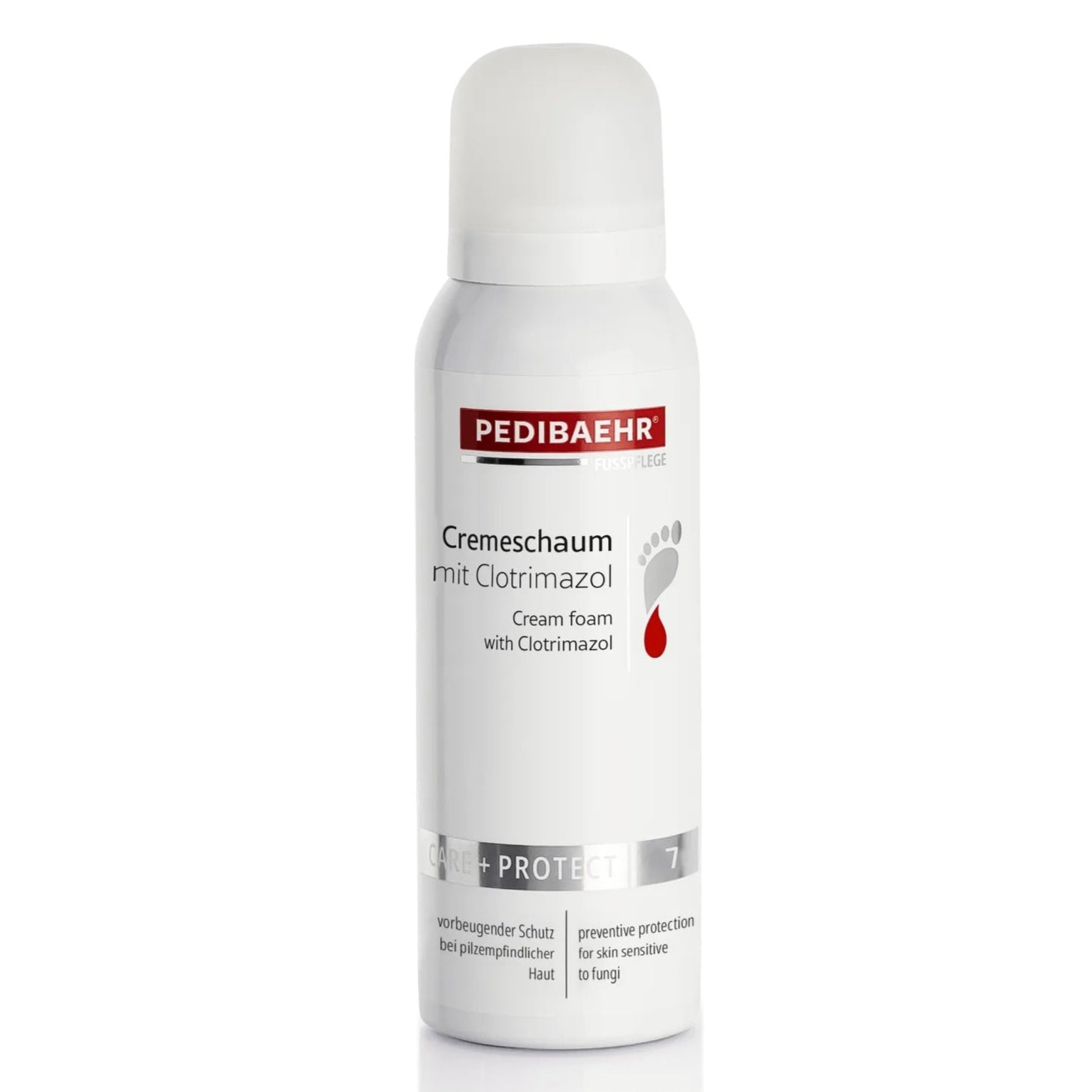 PEDIBAEHR Cremeschaum mit Clotrimazol, 125, Schaumspender
