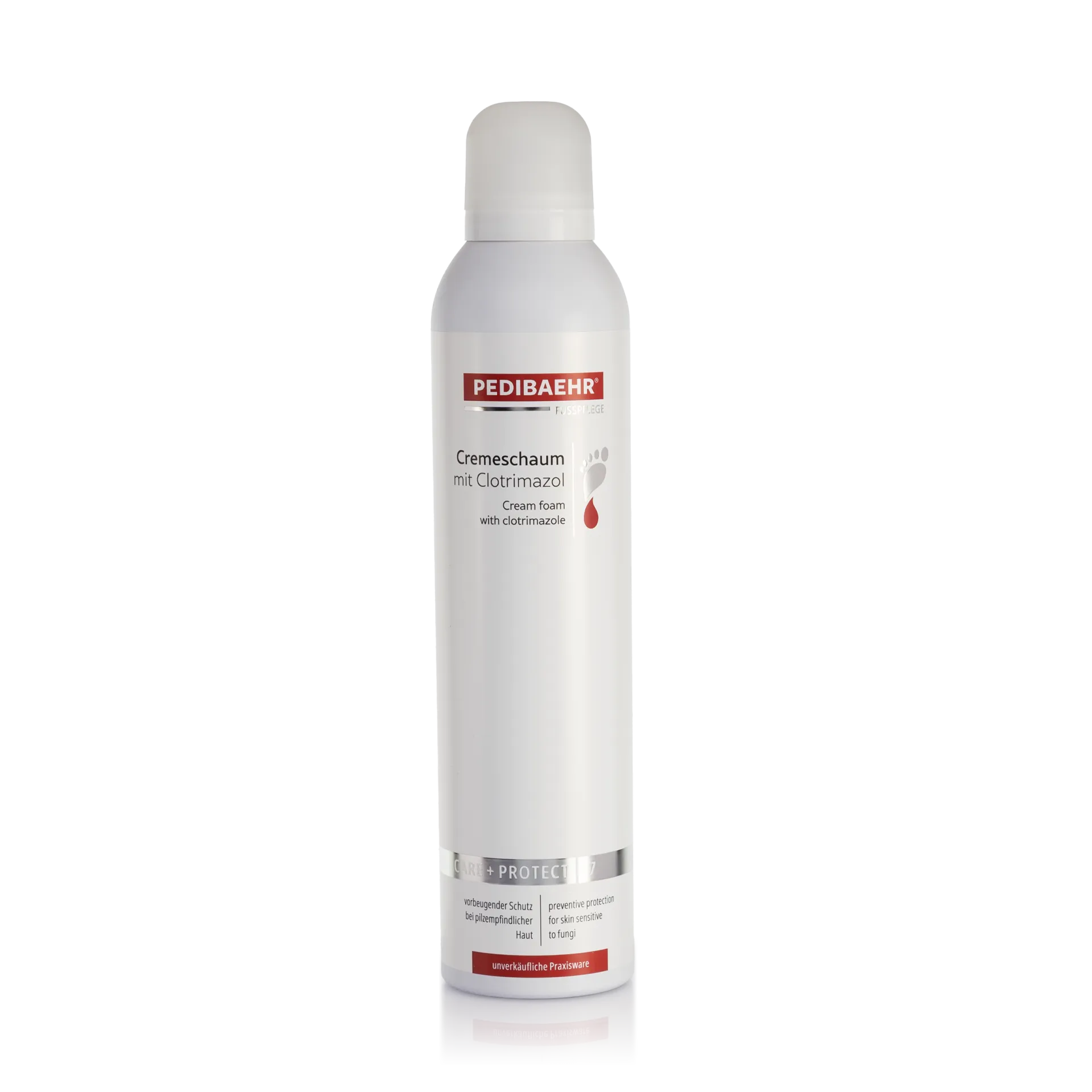 PEDIBAEHR Cremeschaum mit Clotrimazol – Pflege & Schutz für empfindliche Füße, 300ml