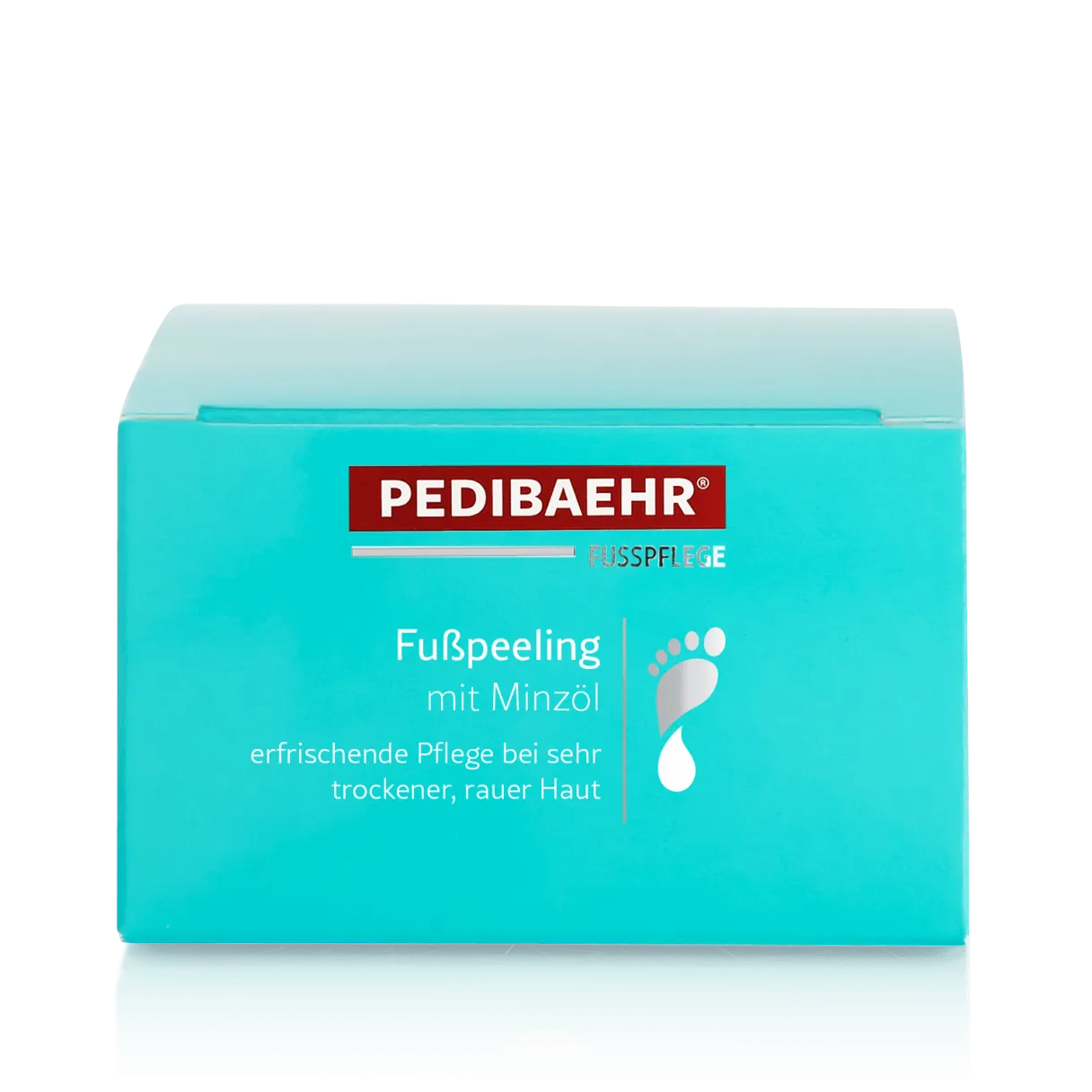 PEDIBAEHR fresh feet Fußpeeling – Glättende Pflege mit Meersalz & Ölen, 125ml, Umkarton