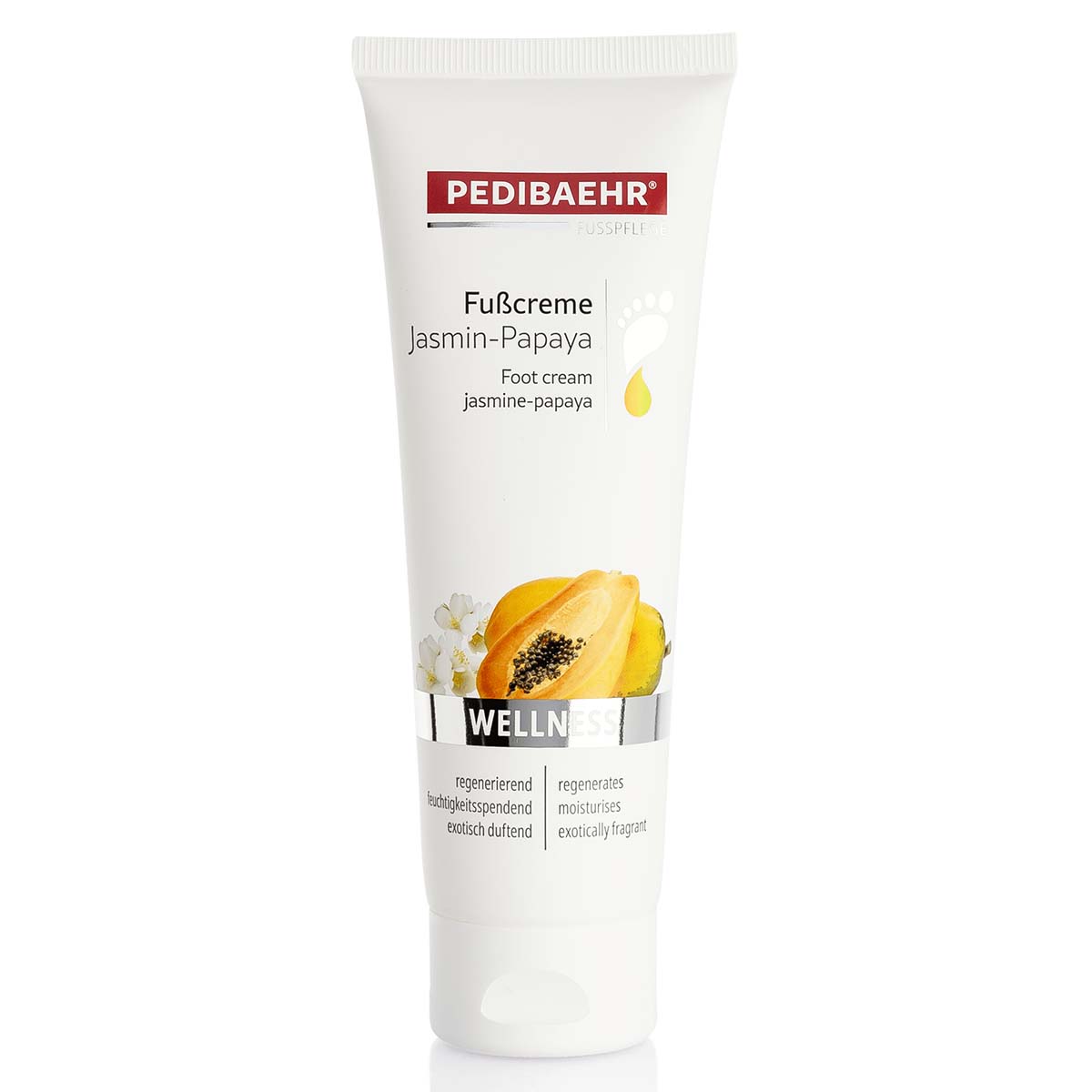PEDIBAEHR Fußcreme Jasmin-Papaya , 125ml, Tube
