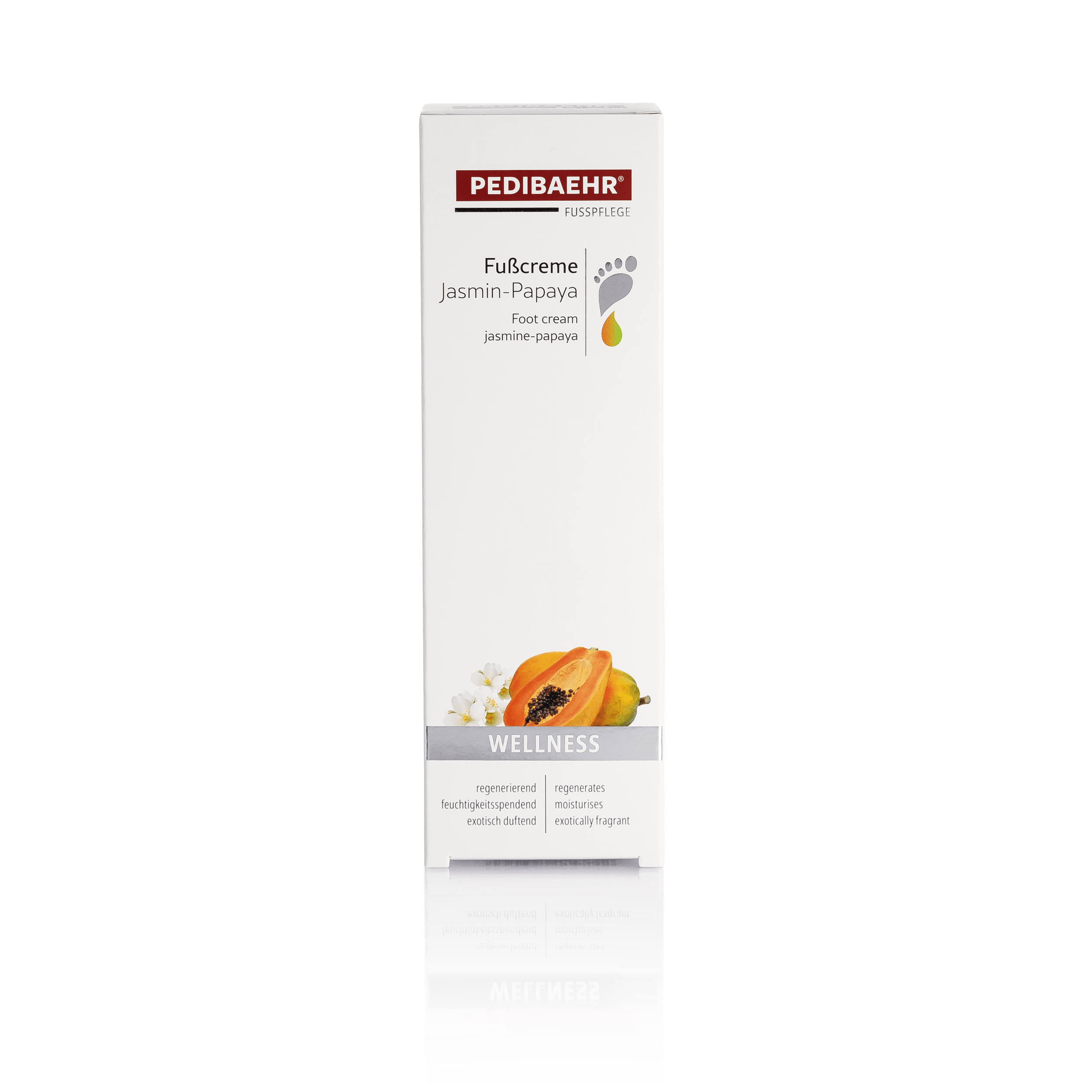 PEDIBAEHR Fußcreme Jasmin-Papaya , 125ml, Umkarton