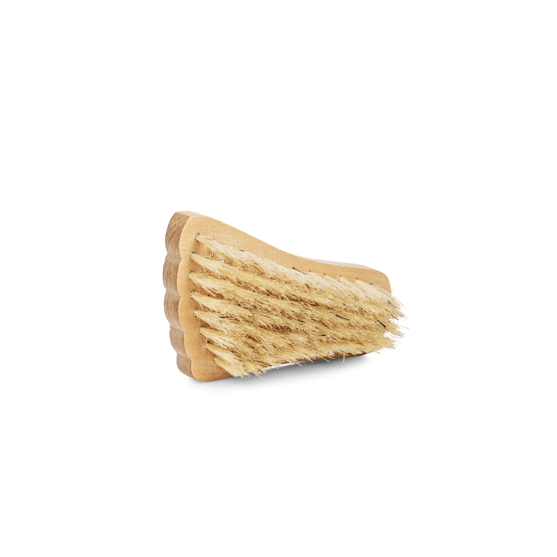 PEDIBAEHR Holzbürstchen in Fußform, -, Frontansicht