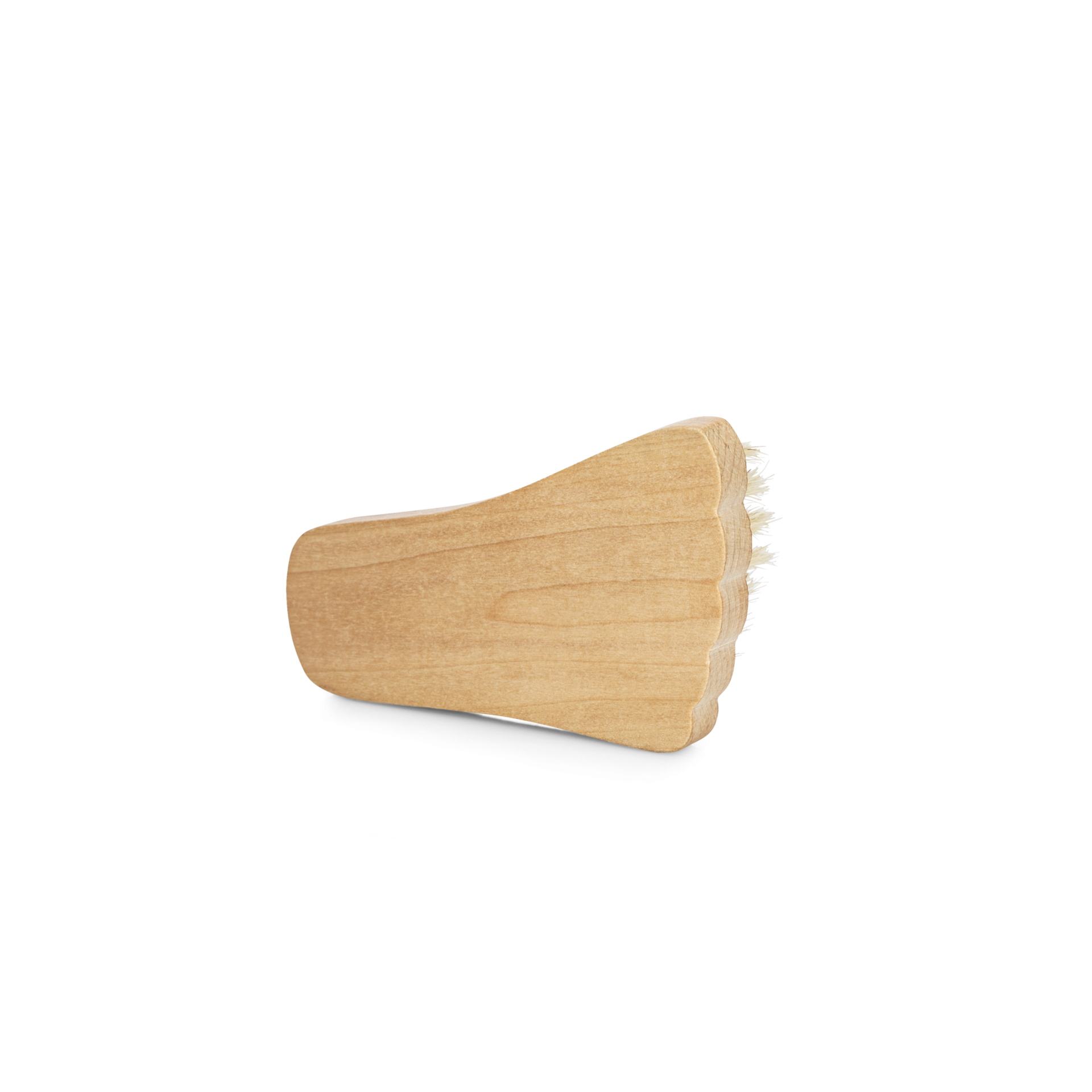 PEDIBAEHR Holzbürstchen in Fußform, -, Rückansicht
