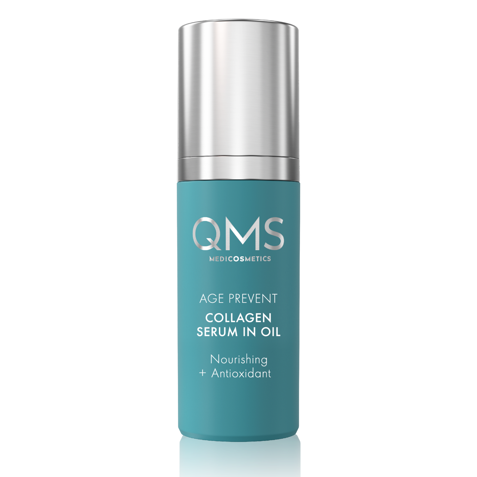 QMS Age Prevent Collagen Serum in Oil  – zur Regeneration gestresster Haut, 30ml, Pumpspender
