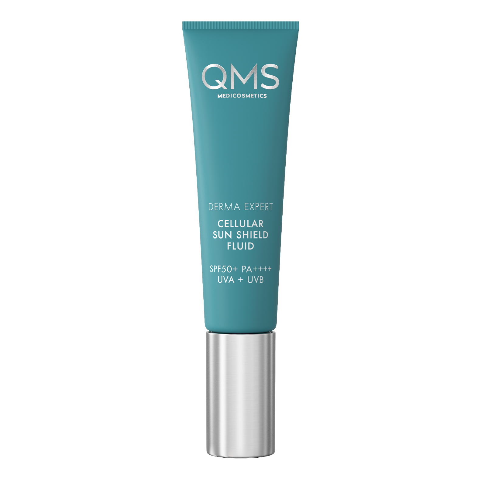 QMS Derma Expert Cellular Sun Shield SPF 50+ PA++++ – Sonnenschutz für anspruchsvolle Haut, 30ml, Tube