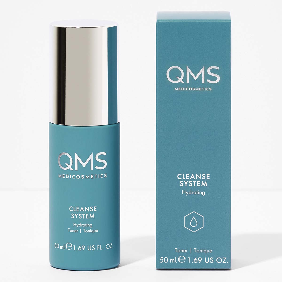 QMS Hydrating Toner, 50ml, Spender und Umkarton