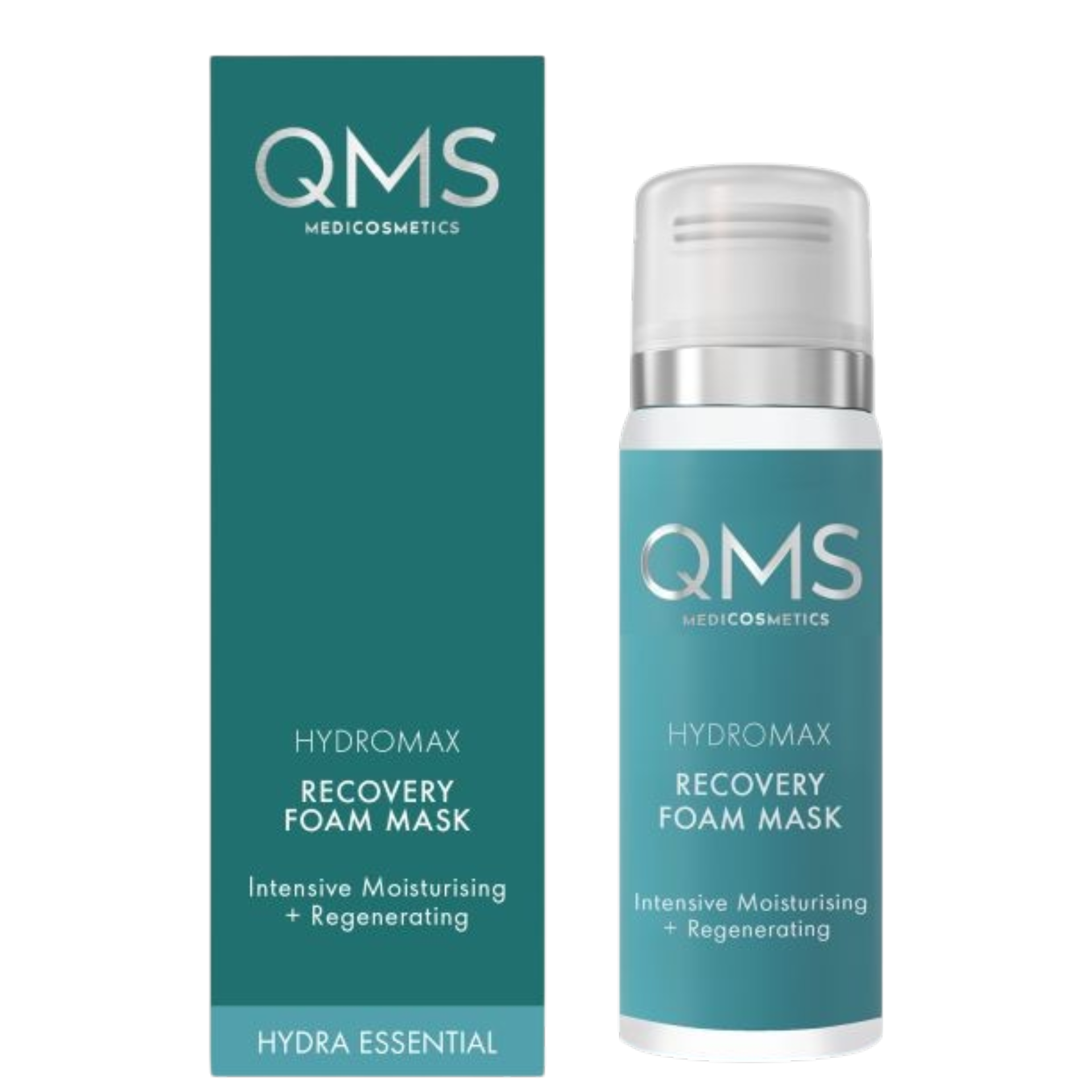 QMS Hydromax Recovery Foam Mask – Sondergröße, 50ml, Schaumspender und Umkarton