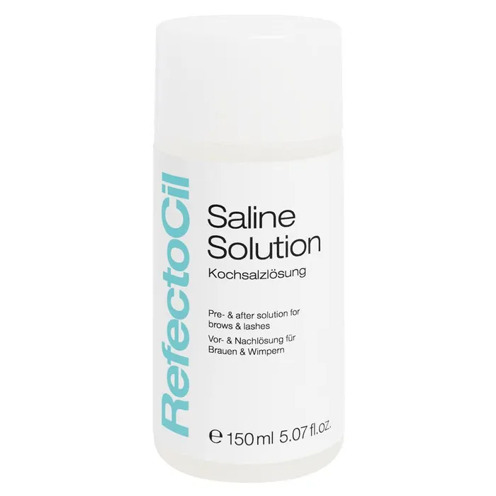 REFECTOCIL aline solution / Kochsalzlösung – reinigt & entfettet Wimpern & Brauen, 150ml