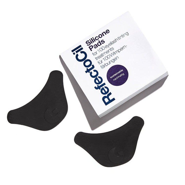 REFECTOCIL Silicone Pads – schwarz, 1Paar, Pads und Verpackung