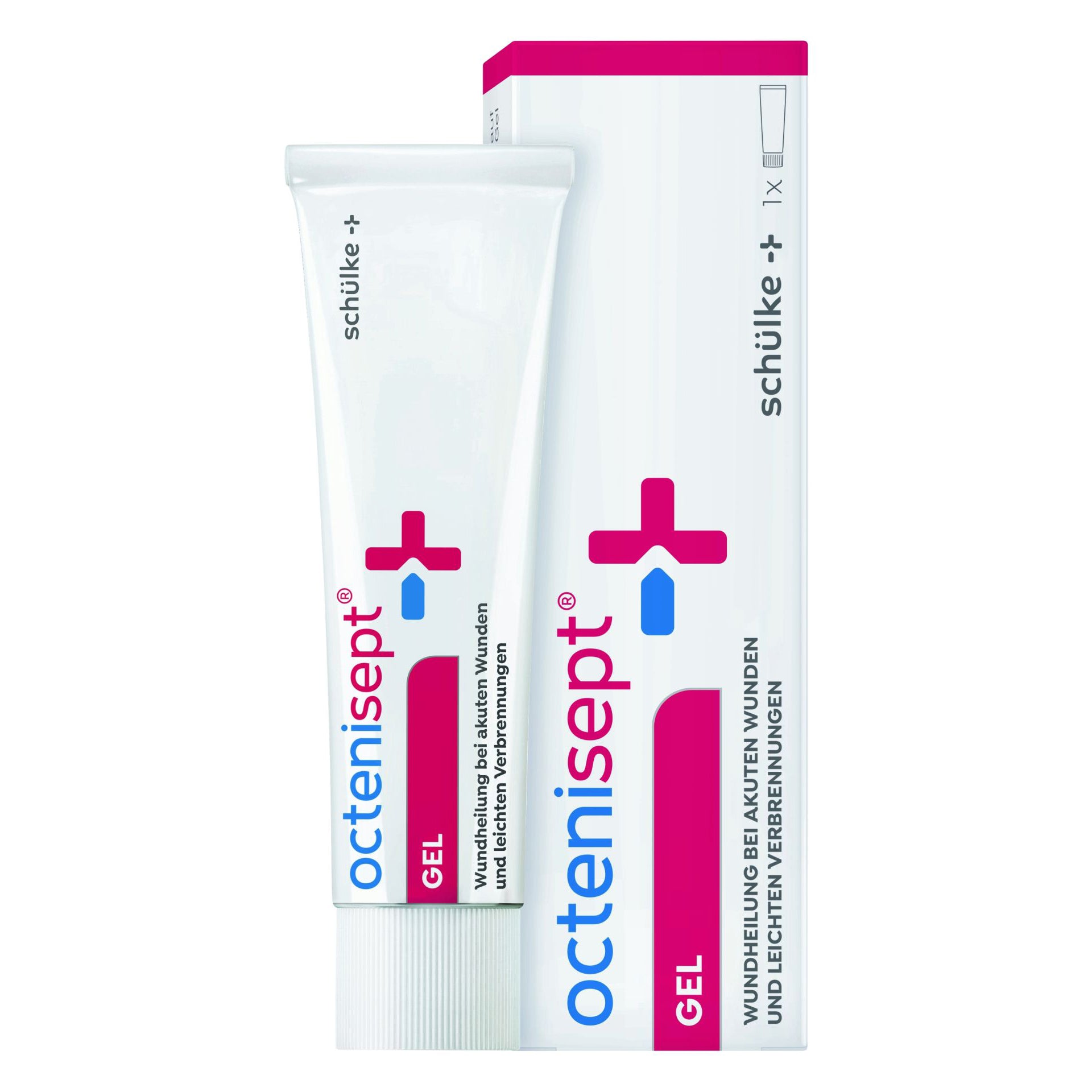 SCHÜLKE octenisept Gel – Schutz & Feuchtigkeit für akute Wunden, 20ml, Tube und Umkarton