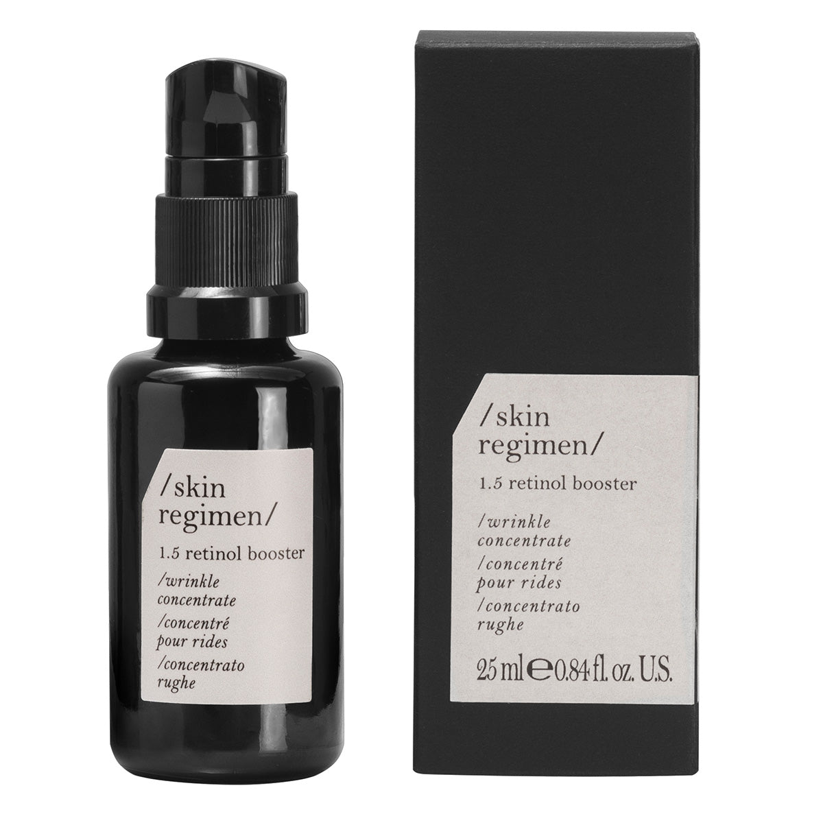SKIN REGIMEN 1.5 Retinol Booster, 25ml, Pumpspender und Umkarton