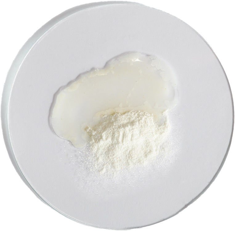 SKIN REGIMEN Enzymatic Powder  – Puderpeeling, 55g, Produktprobe auf Glas