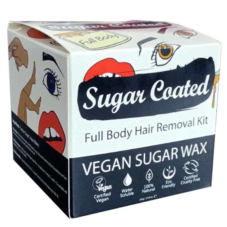 SUGAR COATED Full Body – Ganzkörper Haarentfernungs-Set, 1Stk, Umkarton 