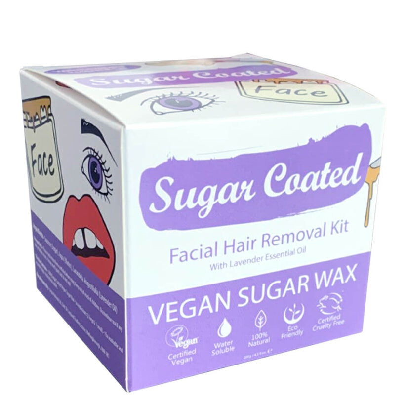 SUGAR COATED Gesicht - Haarentfernungs-Set, 1Stk, Umverpackung 