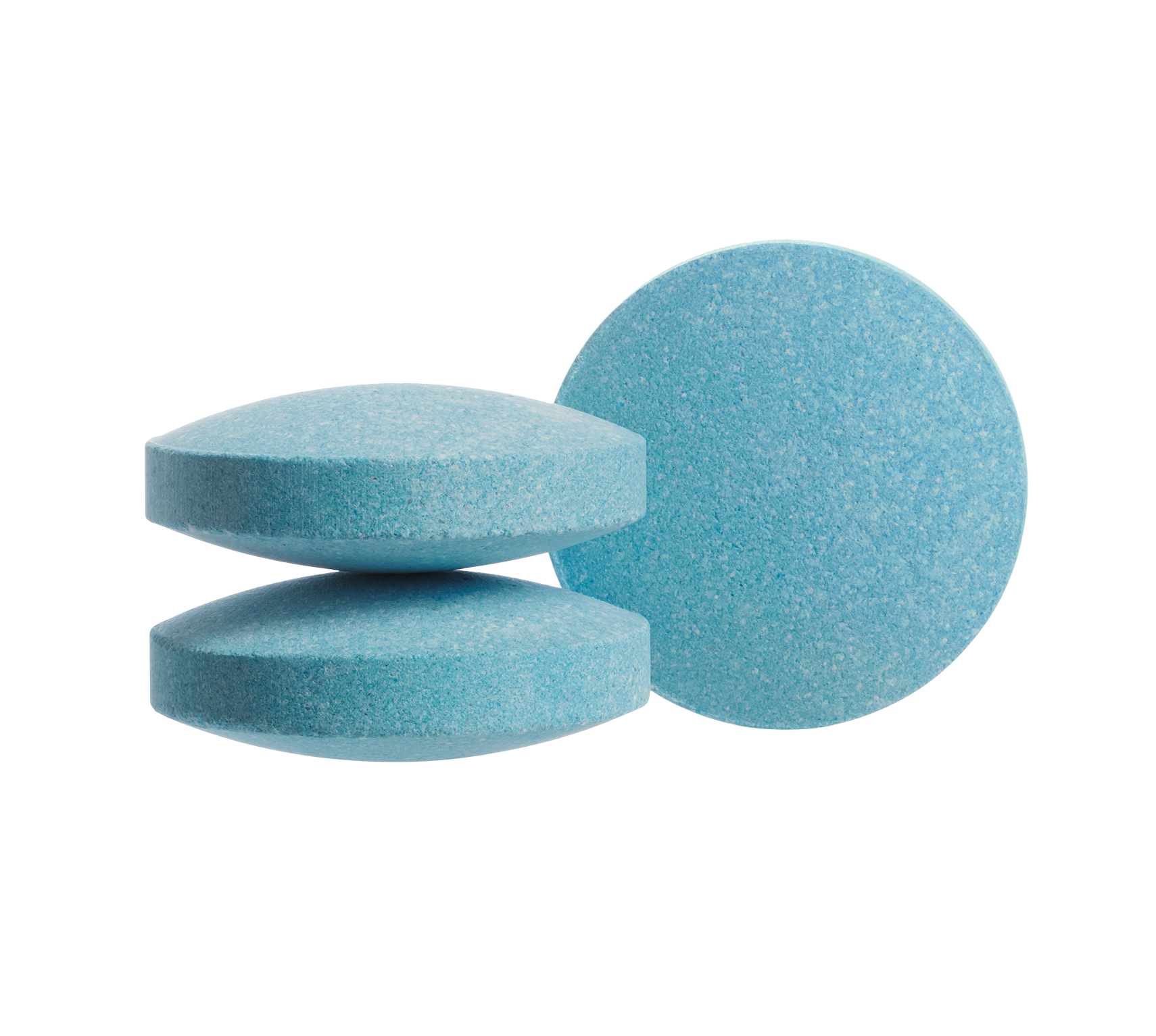 THALGO Îles Pacifique - Lagunenbad Tabs  – Sprudelnde Badekiesel, 3x25g, drei Badekiesel gestapelt