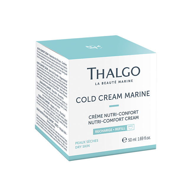THALGO Cold Cream Marine 2.0 - Sanfte Nutri-Comfort Cream REFILL, 50ml, Umkarton